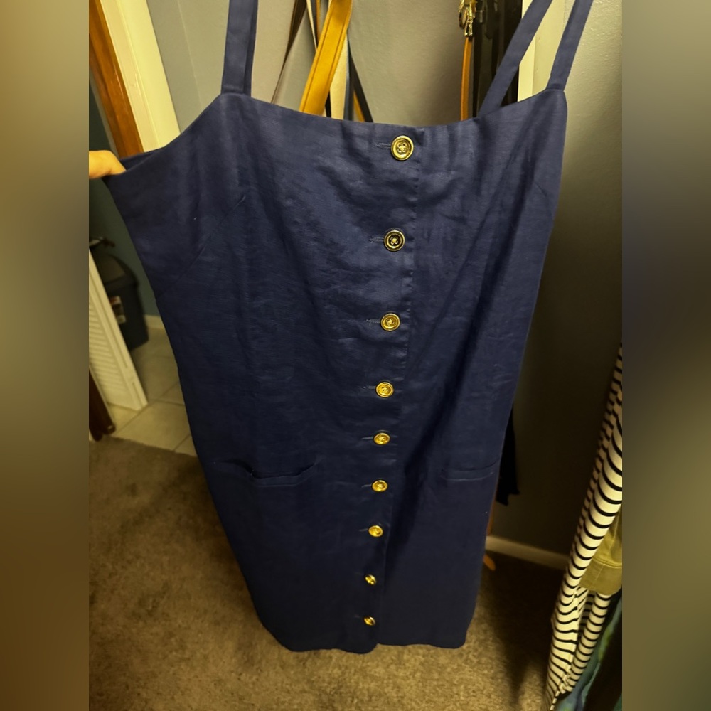 J crew linen dress